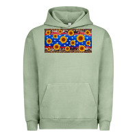 Pigment Oil Green armed forces day sunflower Urban Hoodie - Artiststas