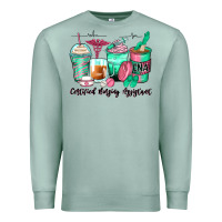 Seafoam certified nursing assistant coffee cups Premium Sweatshirt - Zillion Design Studio