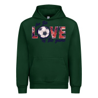 Forest Green soccer love of the game Urban Hoodie - JahusDesignShop