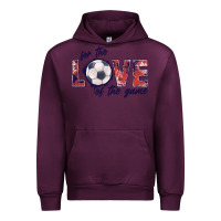 Mauve Wine soccer love of the game Urban Hoodie - JahusDesignShop