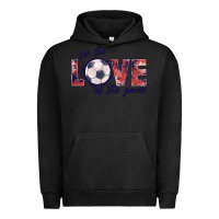 Pigment Black soccer love of the game Urban Hoodie - JahusDesignShop