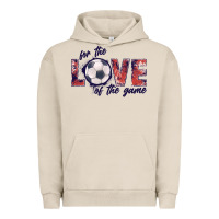 Pigment French Oak soccer love of the game Urban Hoodie - JahusDesignShop