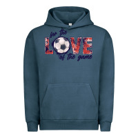 Pigment Midnight Navy soccer love of the game Urban Hoodie - JahusDesignShop