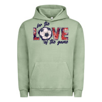Pigment Oil Green soccer love of the game Urban Hoodie - JahusDesignShop