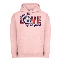 Pigment Salmon soccer love of the game Urban Hoodie - JahusDesignShop