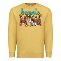 Antique Gold western beagle mom Premium Sweatshirt - texasbilliewilder