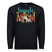 Black western beagle mom Premium Sweatshirt - texasbilliewilder