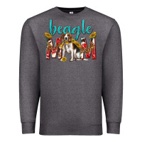 Charcoal Heather western beagle mom Premium Sweatshirt - texasbilliewilder