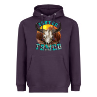 Plum cant be tamed Heavyweight Hoodie - texasbilliewilder