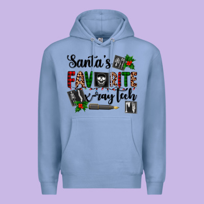 Santa's Favorite X Ray Tech Premium Hoodie Designed By Adodesignshop