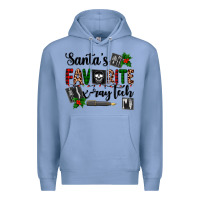 Colony Blue santa's favorite x ray tech Premium Hoodie - AdoDesignShop