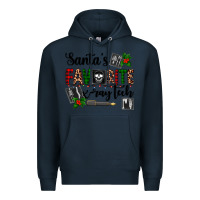 Navy santa's favorite x ray tech Premium Hoodie - AdoDesignShop