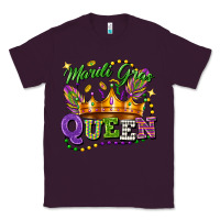Plum mardi gras queen Classic Tee - FaDigitalArtStudio