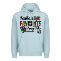 Blue Mist santa's favorite x ray tech Premium Hoodie - AdoDesignShop