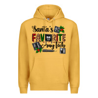 Mustard santa's favorite x ray tech Premium Hoodie - AdoDesignShop