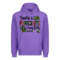 Purple santa's favorite x ray tech Premium Hoodie - AdoDesignShop