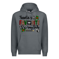 Rock santa's favorite x ray tech Premium Hoodie - AdoDesignShop