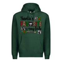 Sports Green santa's favorite x ray tech Premium Hoodie - AdoDesignShop