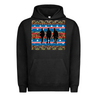 Pigment Black armed forces day soldier Urban Hoodie - Artiststas