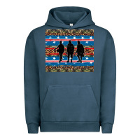 Pigment Midnight Navy armed forces day soldier Urban Hoodie - Artiststas