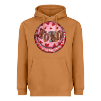 Meerkat Western valentine's day xoxo round earrings Heavyweight Hoodie - RanaPortraitStore