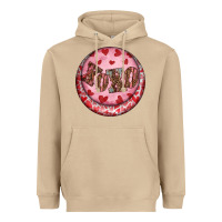 Mushroom Western valentine's day xoxo round earrings Heavyweight Hoodie - RanaPortraitStore