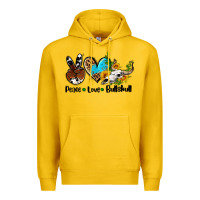 Lemon peace love  bullskull Premium Hoodie - AdoDesignShop