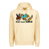 Pina Colada peace love  bullskull Premium Hoodie - AdoDesignShop