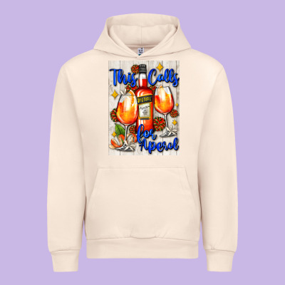 This Calls For Aperol   Air Freshener Urban Hoodie Designed By Adodesignshop