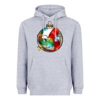 Heather Grey christmas  volleyball Heavyweight Hoodie - Zillion Design Studio