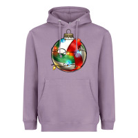 Lavender christmas  volleyball Heavyweight Hoodie - Zillion Design Studio