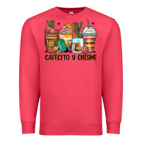 Cardinal cafecito y chisme coffee cups Premium Sweatshirt - Zillion Design Studio