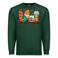 Sports Green cafecito y chisme coffee cups Premium Sweatshirt - Zillion Design Studio