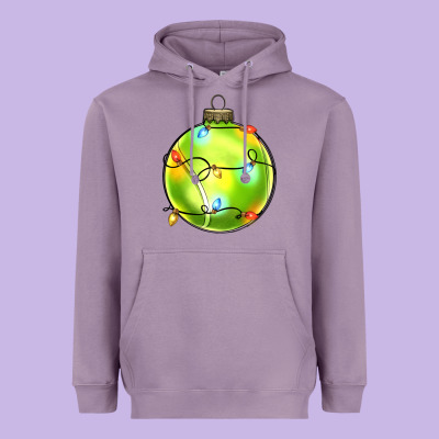 Christmas  Tennis Heavyweight Hoodie Designed By Zillion Design Studio
