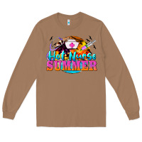 Toasted Coconut hot nurse summer Long Sleeve Tee - BarkalooDesign