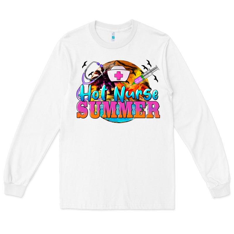 Hot Nurse Summer Long Sleeve Tee by BarkalooDesign | Teevron