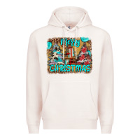 Pale Pink merry christmas Premium Hoodie - JahusDesignShop