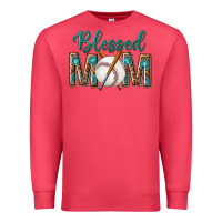Cardinal western blessed mom with baseball Premium Sweatshirt - texasbilliewilder