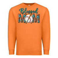Carrot western blessed mom with baseball Premium Sweatshirt - texasbilliewilder