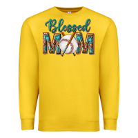 Lemon western blessed mom with baseball Premium Sweatshirt - texasbilliewilder