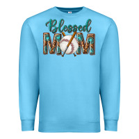 Ocean Blue western blessed mom with baseball Premium Sweatshirt - texasbilliewilder