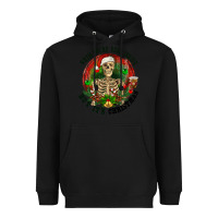 Black When you're dead inside but it's christmas Heavyweight Hoodie - RanaPortraitStore