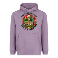 Lavender When you're dead inside but it's christmas Heavyweight Hoodie - RanaPortraitStore