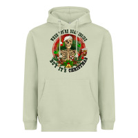 Matcha When you're dead inside but it's christmas Heavyweight Hoodie - RanaPortraitStore
