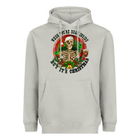 Moon Dust When you're dead inside but it's christmas Heavyweight Hoodie - RanaPortraitStore