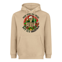 Mushroom When you're dead inside but it's christmas Heavyweight Hoodie - RanaPortraitStore