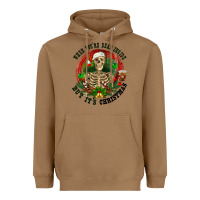 Toasted Coconut When you're dead inside but it's christmas Heavyweight Hoodie - RanaPortraitStore