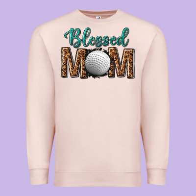 Western Blessed Mom With Hockey Premium Sweatshirt Designed By Texasbilliewilder