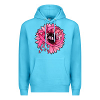 Ocean Blue sunflower faith Premium Hoodie - JahusDesignShop