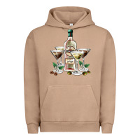 Pigment Burro martini glasses and martini bottle Urban Hoodie - AdoDesignShop